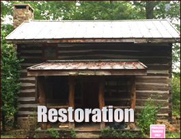 Historic Log Cabin Restoration  Germantown, Ohio